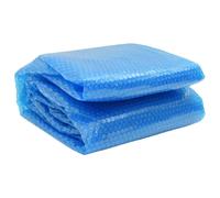 vidaXL Cubierta redonda de PE de piscina, azul, 549 cm