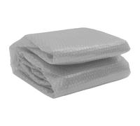 vidaXL Cubierta solar de piscina de PE flotante gris 527 cm