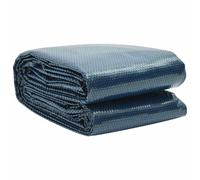 vidaXL Cubierta solar de piscina de PE flotante negro y azul 300x200cm