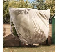 vidaXL Cubiertas de Forro para Protección contra el Frío 3 pcs Beige
