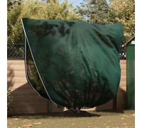 vidaXL Cubiertas de Forro para Protección contra el Frío 3 pcs Verde