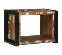 vidaXL Cubo de Pared Marrón 55 x 35 x 40 cm Madera sólida recuperada