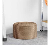 vidaXL Cuerda, SOGA de Jardinería, Mecate para Agricultura Navegación, Cordel de Bricolaje Artesanía para Hogar Jardín, 100% Yute 10 mm 100 m