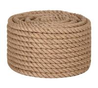 vidaXL Cuerda 100% yute 20 mm 50 m