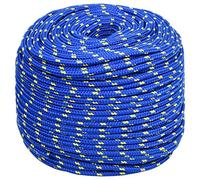 vidaXL Cuerda de barco polipropileno azul 6 mm 250 m