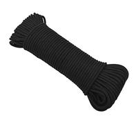 vidaXL Cuerda de Barco Polipropileno Negro Intenso 5 mm 100 m, Cuerda, Cuerda enrollada, cordón Trenzado, Cuerda Trenzada, Cuerda de Anclaje