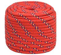 vidaXL Cuerda de Barco Polipropileno Rojo 18 mm 100 m