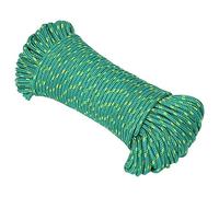 vidaXL Cuerda de Barco Polipropileno Verde 3 mm 500 m, Cuerda, Cuerda enrollada, cordón Trenzado, Cuerda Trenzada, Cuerda de Anclaje, Cuerda marítima