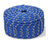 vidaXL Cuerda marina de polipropileno 16 mm 250 m azul