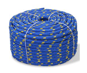 vidaXL Cuerda marina de polipropileno 16 mm 250 m azul