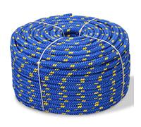vidaXL Cuerda marina de polipropileno 8 mm x 100 m Azul