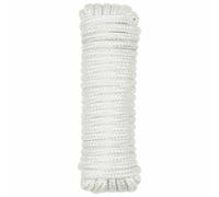 vidaXL Cuerda para barco 12 mm 12 m Blanco Poliéster