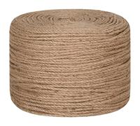 vidaXL Cuerda, SOGA de Jardinería, Mecate para Agricultura Navegación, Cordel de Bricolaje Artesanía para Hogar Jardín, 100% Yute 8 mm 500 m