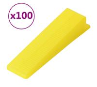 vidaXL Cuñas para nivelación de azulejos 100 unidades