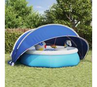 vidaXL Cúpula para piscina 472 x 460 x 229 cm Azul Azure