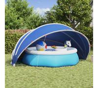 vidaXL Cúpula para piscina 500 x 500 x 236 cm Azul Azure