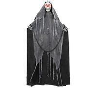 vidaXL Decoración de Halloween: Figura colgante de la Muerte, color , 112 x 164 cm