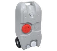 vidaXL Depósito de Agua con Ruedas para Camping Caravana Tanque Jardín Color Azul, Gris, y mas