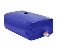 vidaXL Depósito de Agua Plegable con Grifo, Bidón de Agua, Contenedor de Almacenaje de Agua, Tanque de Agua para Jardín, PVC 670 l