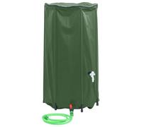 vidaXL Depósito de agua plegable con grifo, PVC para jardín 100 l
