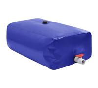 vidaXL Depósito de agua plegable con grifo PVC 1000 l para jardín, colores verde, azul y más