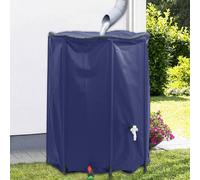 vidaXL Depósito de Agua de Lluvia Plegable con Espita 1350 L Tanque Plegable Color Negro, Azul, Verde y mas