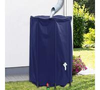 vidaXL Depósito de agua plegable con grifo PVC 500 l
