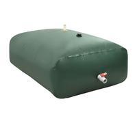 vidaXL Depósito de agua plegable con grifo, contenedor PVC para jardín 5000 l