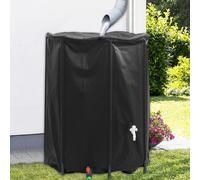 vidaXL Depósito de Agua Plegable Con Grifo, Bidón, Contenedor de Almacenaje, Tanque Para Jardín, PVC 750 l