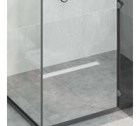 vidaXL Desagüe de ducha 2 en 1 con sifón de 360° Plateado 60 cm