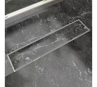 vidaXL Desagüe Lineal de Ducha 530x140 mm Flujo 40 L/min Acero Inoxidable
