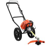 vidaXL Desbrozadora con ruedas naranja 52 cc 1,45 kW