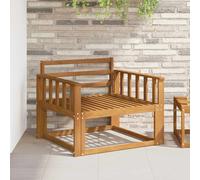 vidaXL Descansabrazos 2 uds. Natural 80 x 6 x 61 cm
