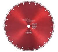 vidaXL Disco de corte de diamante con turbo acero 350 mm