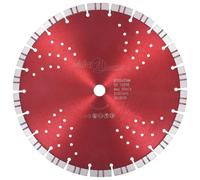 vidaXL Disco de corte de diamante con turbo y agujeros acero 300 mm