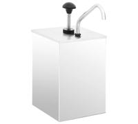 vidaXL Dispensador de Salsa de Acero Inoxidable Surtidores de Bomba Dimensiones 1 x 3.5 L, 2 x 3.5 L, 3 x 3.5 L