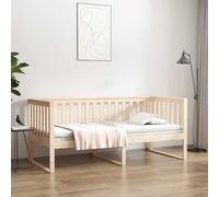 vidaXL Diván sin colchón 100x200 cm madera maciza de pino