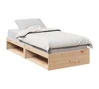 vidaXL Diván sin colchón 75x190 cm madera maciza de pino