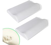 vidaXL Dos almohadas cervicales