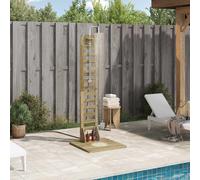 vidaXL Ducha exterior 223 cm Natural