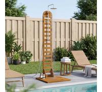 vidaXL Ducha exterior 225 cm Natural