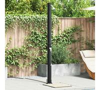 vidaXL Ducha Solar al Aire Libre 20 l PVC y Aluminio Negro