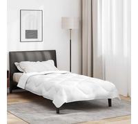 vidaXL Edredón 220 x 155 x 4 cm No Poliéster Blanco Transpirable