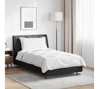 vidaXL Edredón con almohada 2 uds. Blanco Microfibra