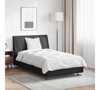 vidaXL Edredón con almohada 2 uds. Blanco Microfibra