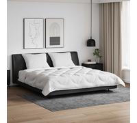 vidaXL Edredón con almohada 3 uds. Microfibra White