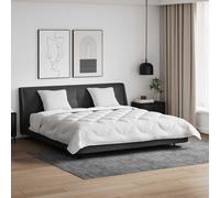 vidaXL Edredón con almohada 3 uds. Microfibra White