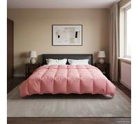 vidaXL Edredón de Invierno Acolchado Rosa 200 x 240 cm Microfibra