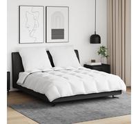 vidaXL Edredón de Invierno con almohada 3 uds. Pluma de pato White