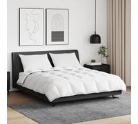 vidaXL Edredón de Invierno con almohada 3 uds. Pluma de pato White